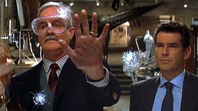 John Cleese and Pierce Brosnan in ‘Die Another Day’
