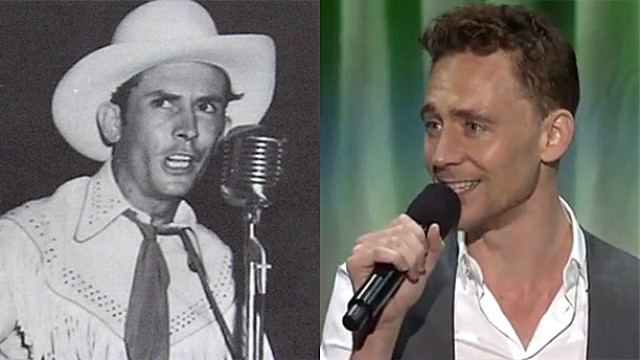 Hank Williams and Tom Hiddleston