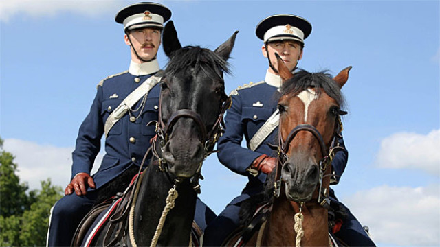 Benedict Cumberbatch and Tom Hiddleston in ‘War Horse’