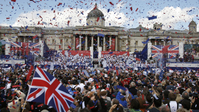 APTOPIX Britain Olympic Parade