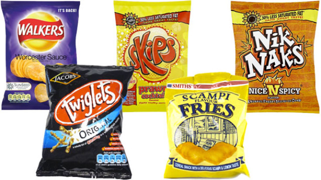 British snacks