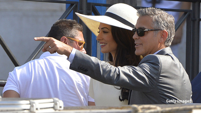 ITALY-US-BRITAIN-PEOPLE-WEDDING-CLOONEY