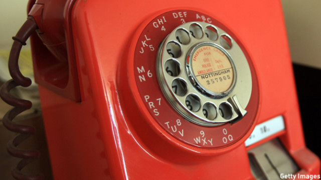 An old British payphone