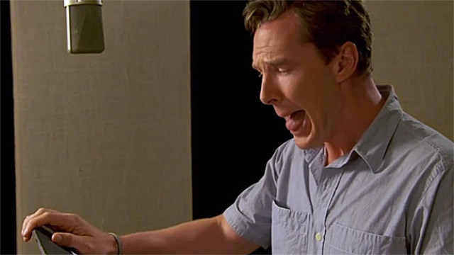 Benedict Cumberbatch’s poodle impression