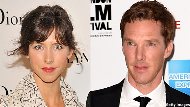 Benedict Cumberbatch and Sophie Hunter