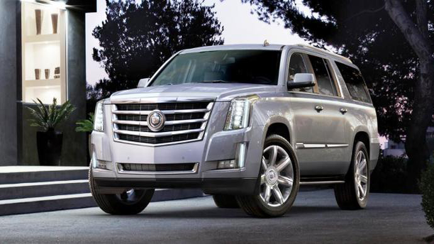 A 2015 Cadillac Escalade in stock at the American Car Centre (American Car Centre)