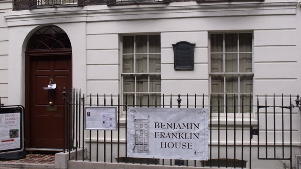 Benjamin Franklin's house in London. (Wikimedia)