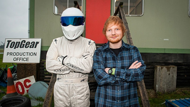 Ed Sheeran meets the Stig