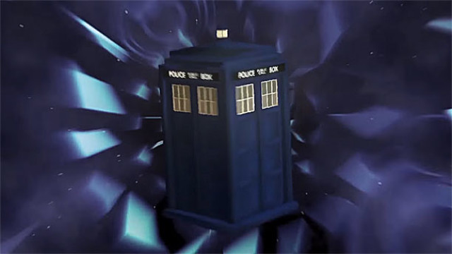The TARDIS in CloisterProductions’ ‘Doctor Who’ credit sequence