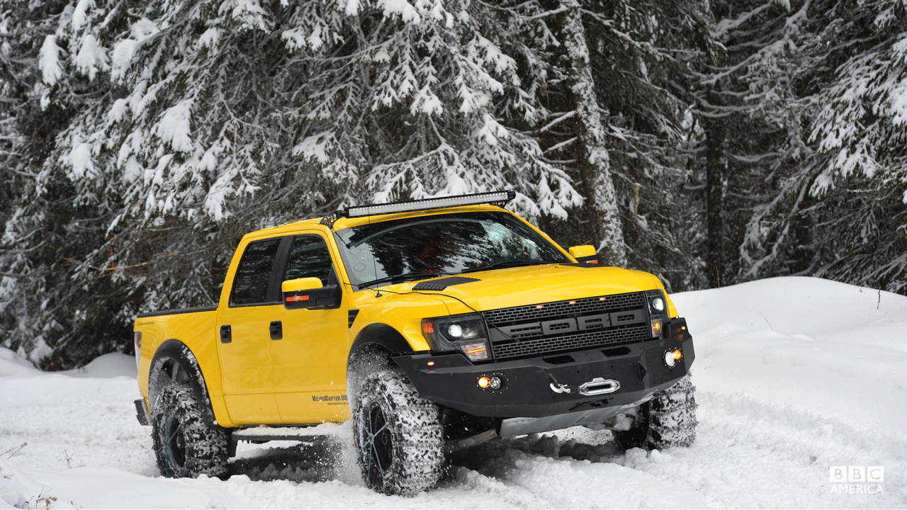 What episode of top gear is the ford raptor in #4