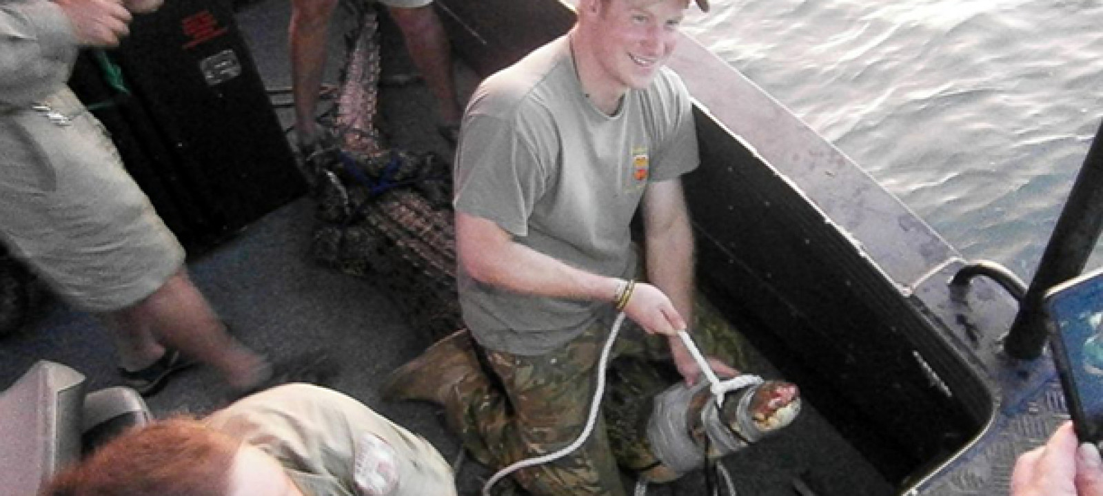 Prince Harry Rescues Trapped Crocodile While Deployed In Australia 
