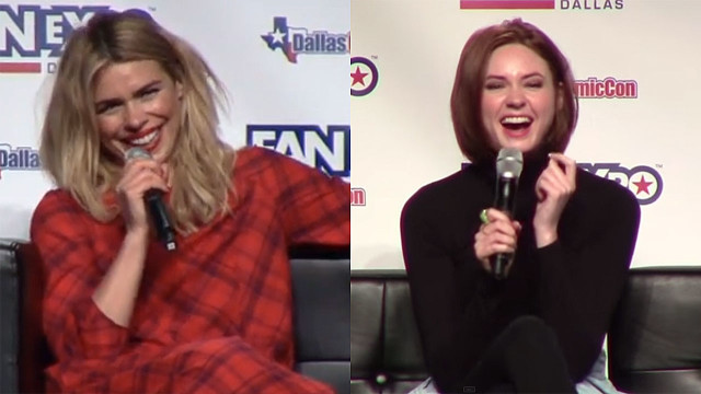 Billie Piper and Karen Gillan at Fan Expo Dallas (Pic: YouTube)