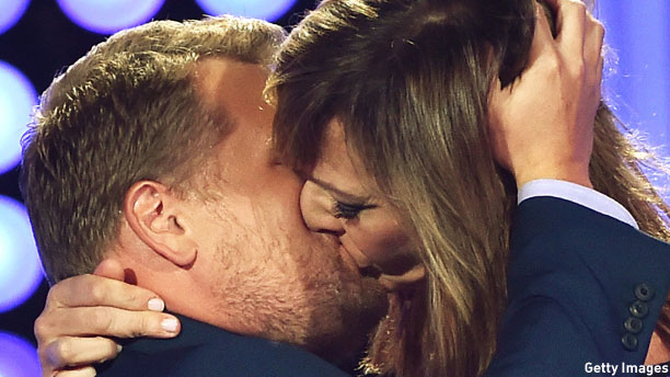 James Corden and Allison Janney (Pic: Kevin Winter/Getty Images)