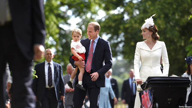 The Christening Of Princess Charlotte Of Cambridge