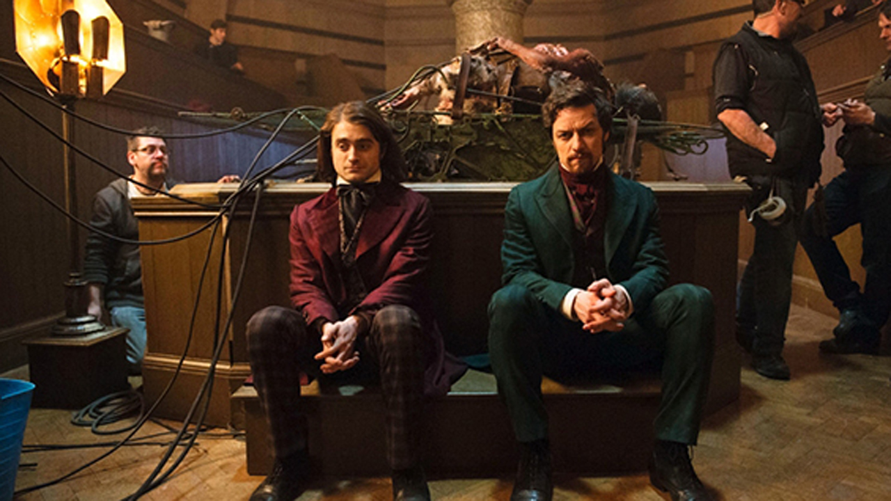 Daniel Radcliffe and James McAvoy star in Victor Frankenstein as Igor and Frankenstein respectively. (20th Century Fox)