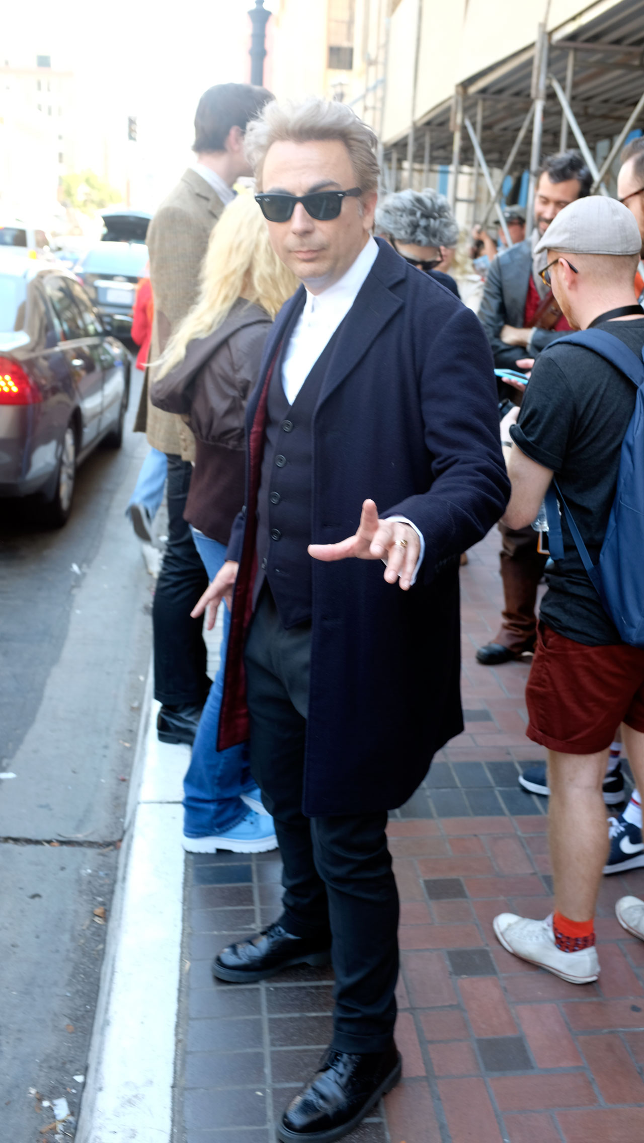 Uncanny Twelfth Doctor cosplay from Stephen Prescott. (Photo: Kevin Wicks/BBC AMERICA)