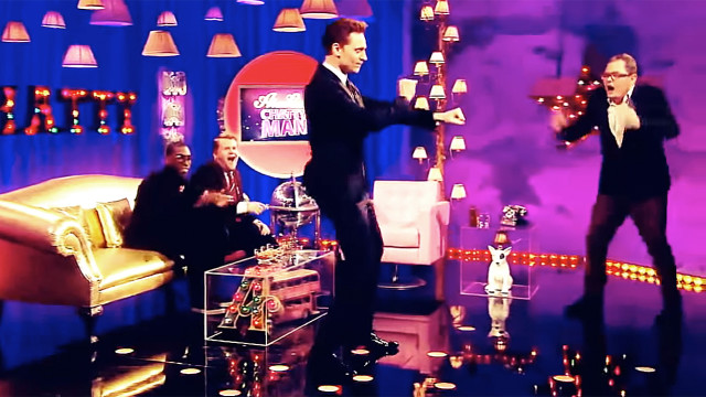 Tom Hiddleston dancing (Pic: Channel 4)