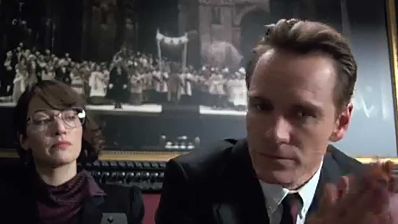 Kate Winslet and Michael Fassbender star in Steve Jobs. (YouTube)