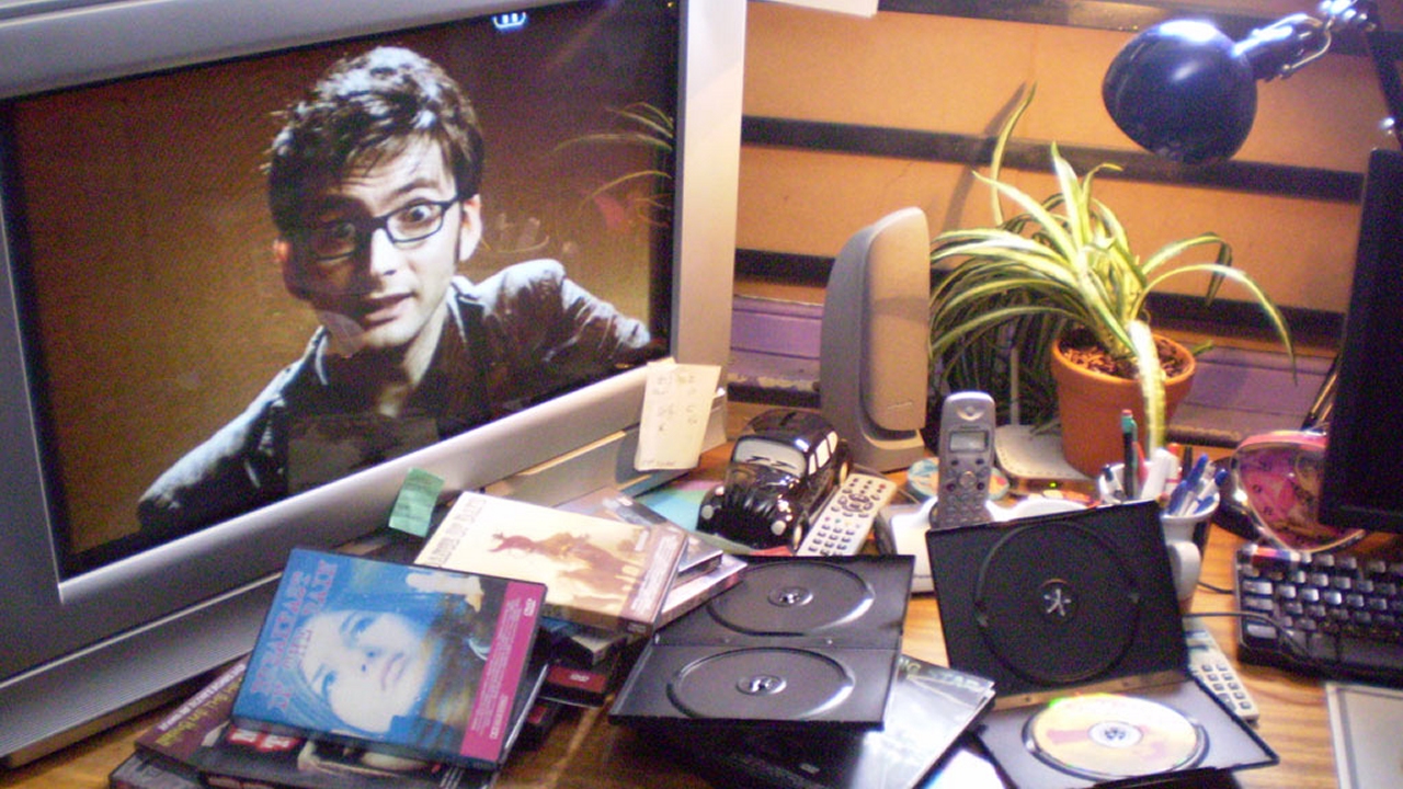 The Doctor (David Tennant) as a DVD extra. (Pic: BBC)