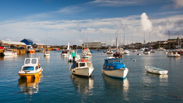 Boats in Penzance harbor, Cornwall (Photo: Milangonda/AP Images)