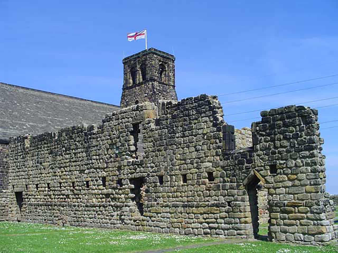 Remains of the monastery still stand in Jarrow. (Wikipedia)