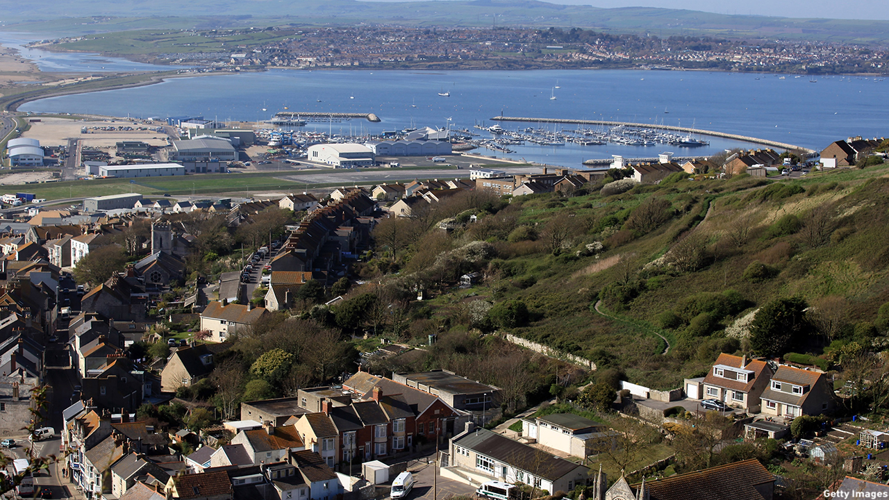 This photo of Weymouth Bay and Portland Harbour was taken in 2011. (Matt Cardy/Getty Images)