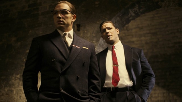 Tom Hardy as Reggie and Ronnie Kray (Pic: StudioCanal)
