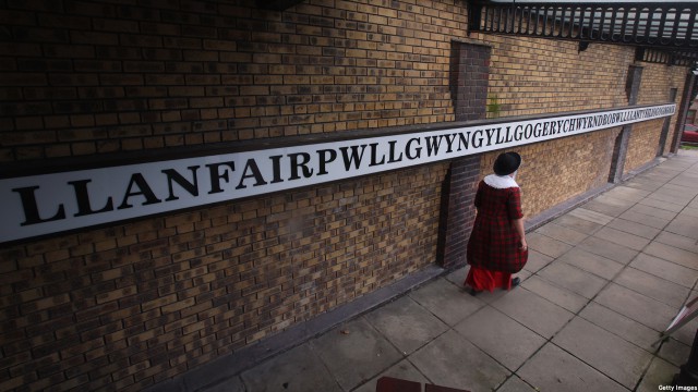 Llanfairpwllgwyngyllgogerychwyrndrobwllllantysiliogogogoch station (Photo: Christopher Furlong/Getty Images)