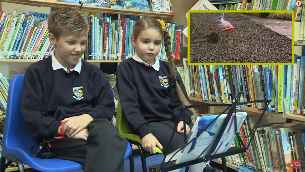 British kids react to Back to the Future's 2015. (Photo: YouTube)