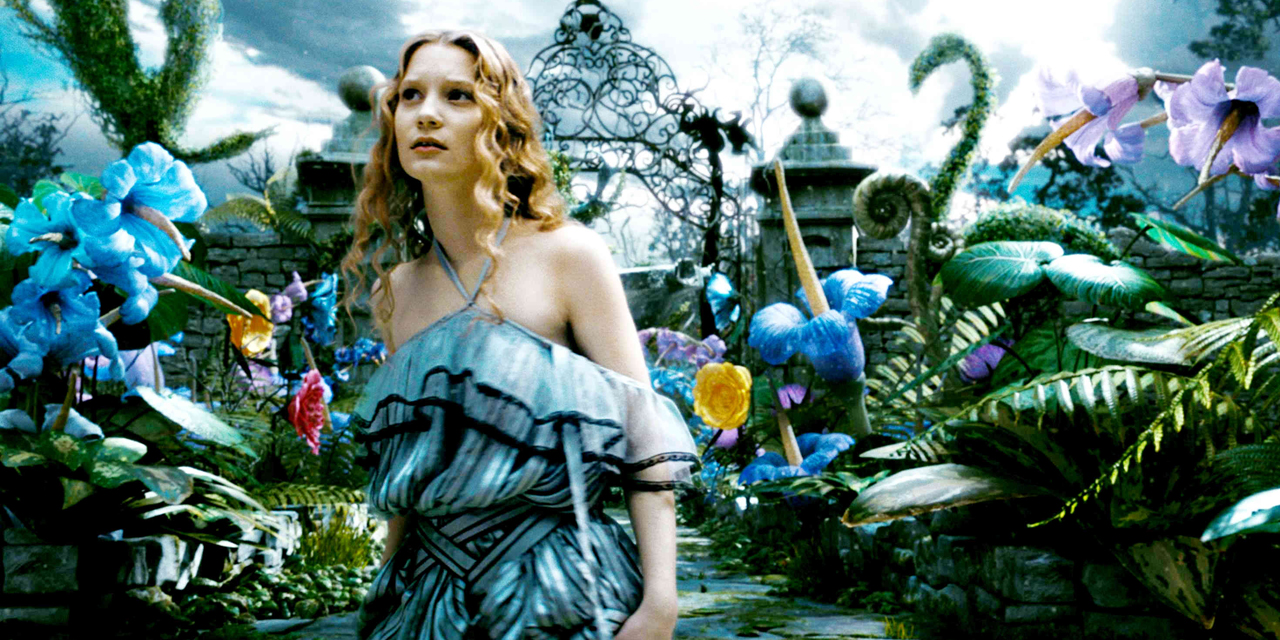Mia Wasikowska starred in 2010's 'Alice in Wonderland,' returning for the sequel. (Disney)