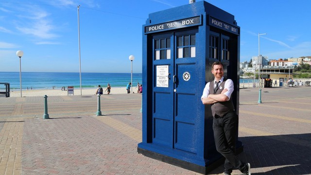The Lego TARDIS (Photo: BBC)