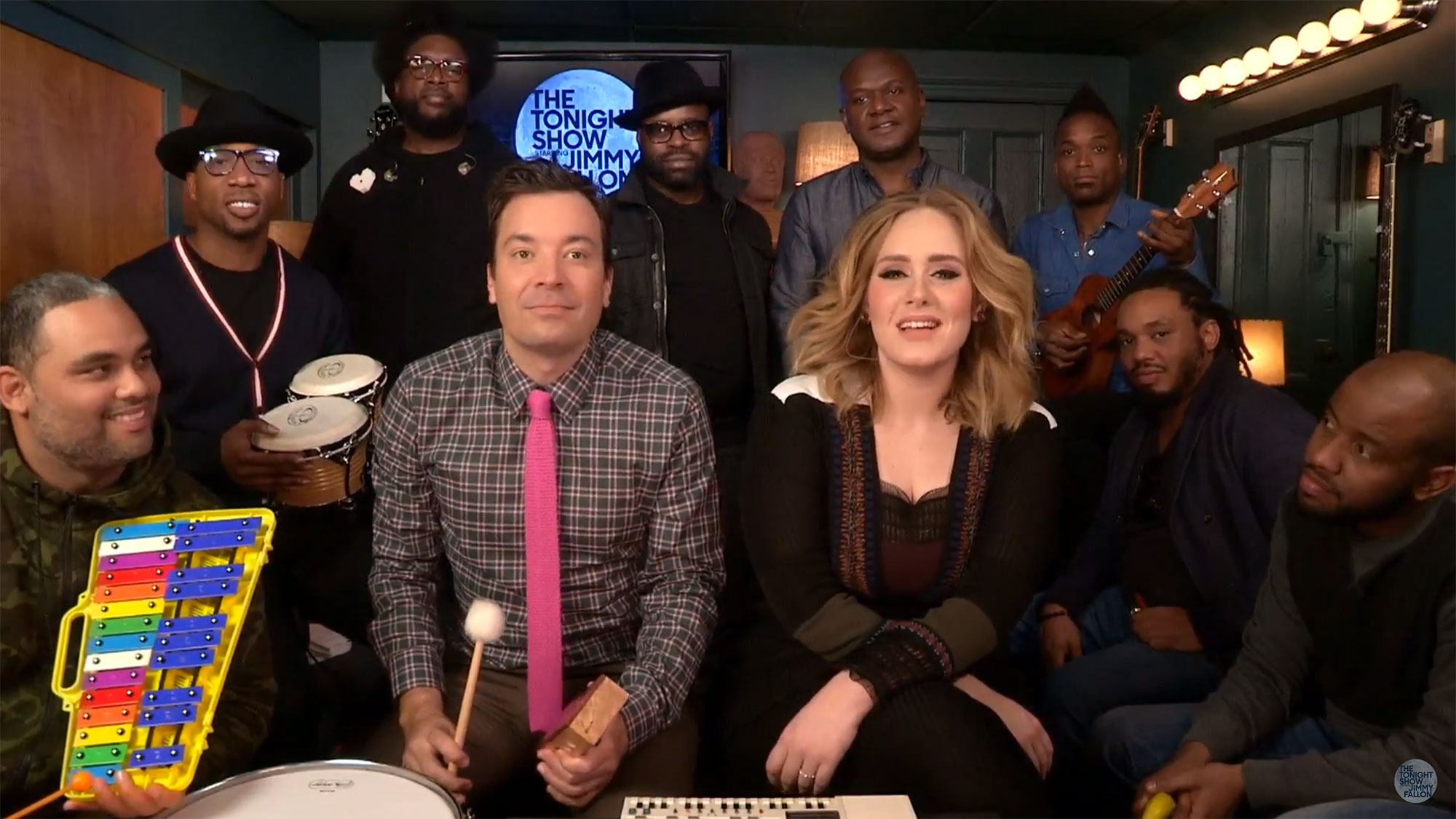 WATCH Adele, Jimmy Fallon, and The Roots Play ‘Hello’ Anglophenia