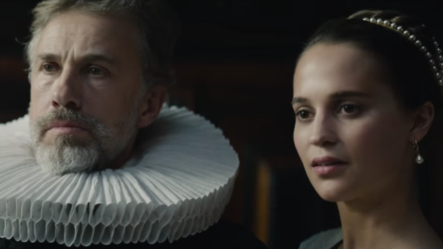 Christoph Waltz and Alicia Vikander star in ‘Tulip Fever’