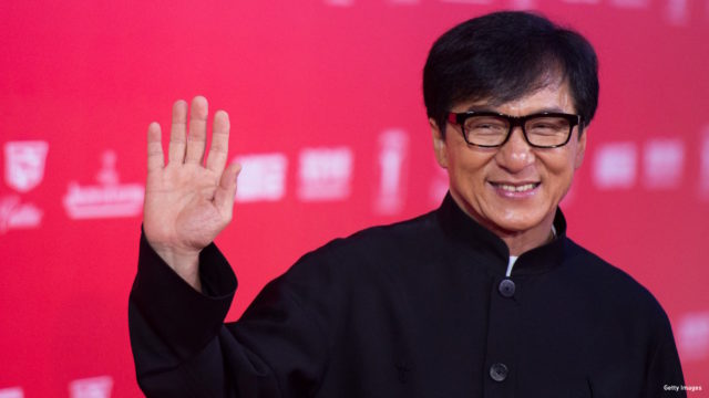 Hong Kong actor Jackie Chan poses on the red carpet during the opening ceremony of the Shanghai International Film Festival (SIFF) in Shanghai on June 13, 2015. The 18th Shanghai International Film Festival runs from June 13 to 21.