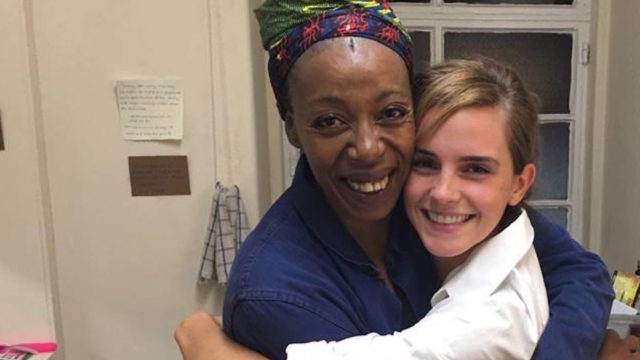 Noma Dumezweni and Emma Watson