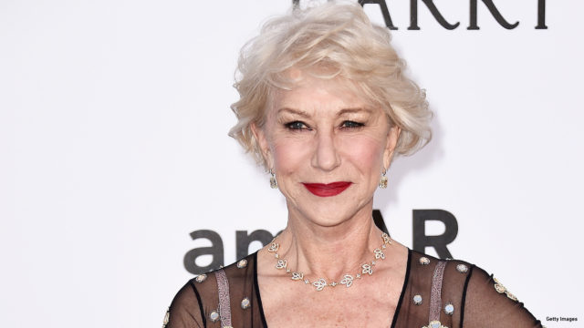 Helen Mirren arrives at amfAR’s 23rd Cinema Against AIDS Gala at Hotel du Cap-Eden-Roc on May 19, 2016 in Cap d’Antibes, France.