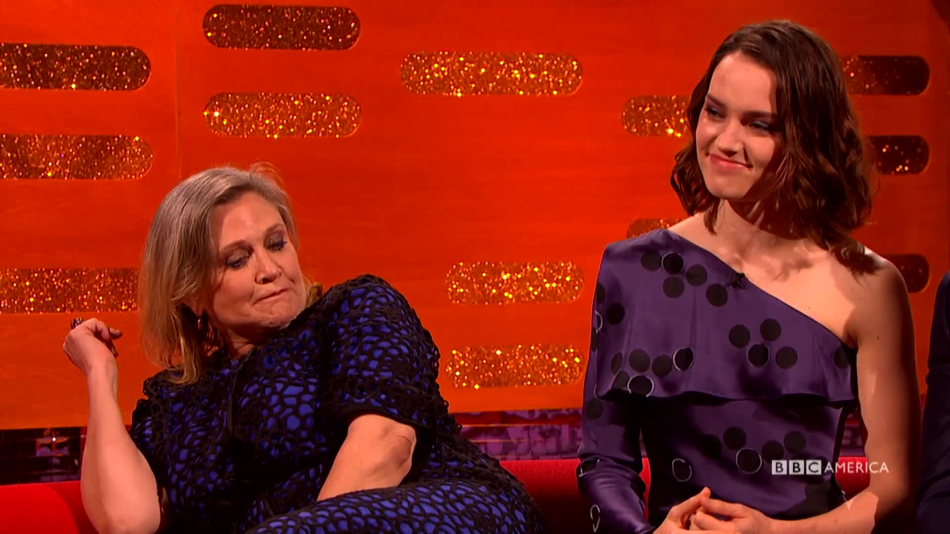 Carrie Fisher S Advice For Daisy Ridley The Graham Norton Show