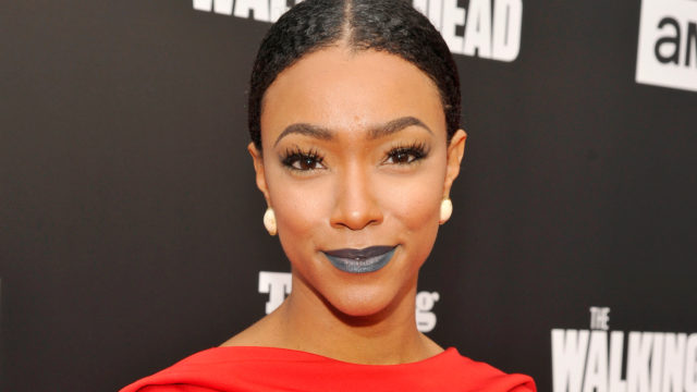 Actress Sonequa Martin attends AMC presents “Talking Dead Live” for the premiere of “The Walking Dead” at Hollywood Forever on October 23, 2016 in Hollywood, California.