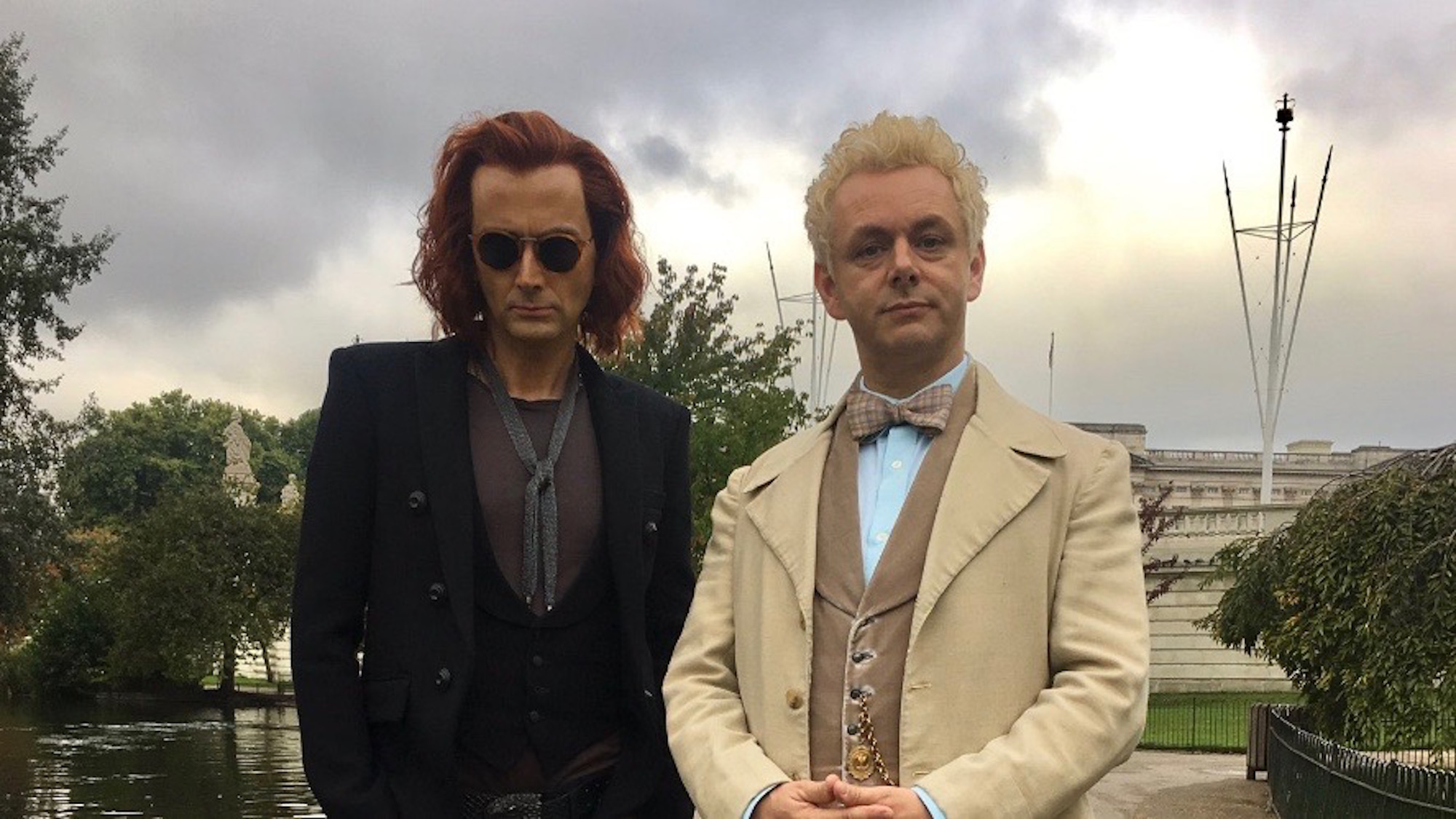 First Look David Tennant And Michael Sheen Begin Filming ‘good Omens Anglophenia Bbc America 2176