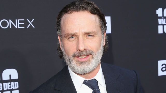 Andrew Lincoln arrives at The Walking Dead 100th Episode Premiere and Party on October 22, 2017 in Los Angeles, California.