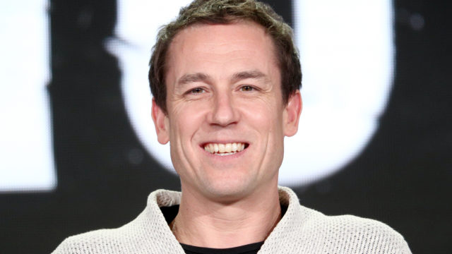 Actor Tobias Menzies of ‘The Terror’ speaks onstage during the AMC Networks portion of the 2018 Winter Television Critics Association Press Tour at The Langham Huntington, Pasadena on January 13, 2018 in Pasadena, California.