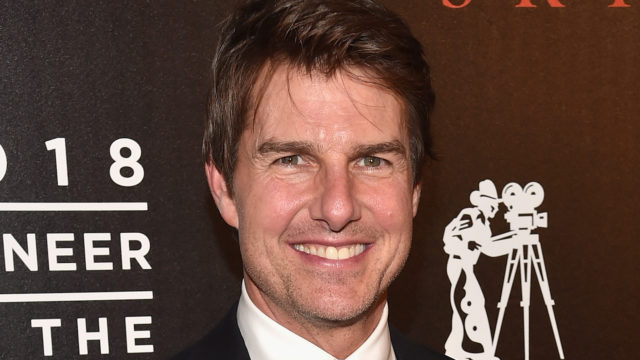 Actor Tom Cruise attends the 2018 Will Rogers ?Pioneer of the Year? Dinner Honoring Tom Cruise at Caesars Palace during CinemaCon, the official convention of the National Association of Theatre Owners, on April 25, 2018 in Las Vegas, Nevada.