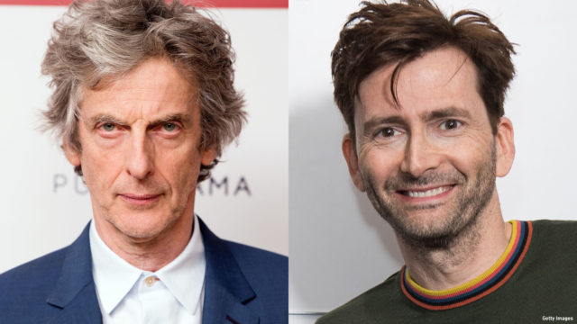 Comp image of Peter Capaldi and David Tennant