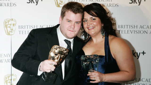 James Corden and Ruth Jones