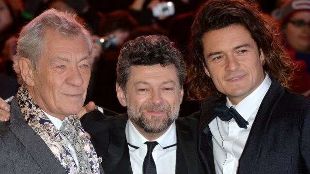 Sir Ian McKellen Andy Serkis Orlando Bloom