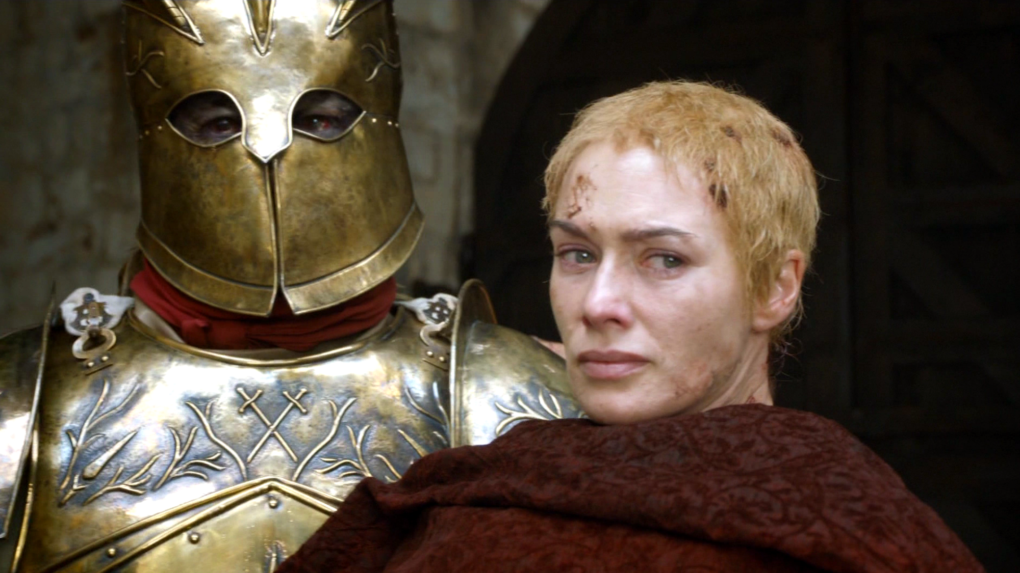 The Mountain and Cersei in Game of Thrones
