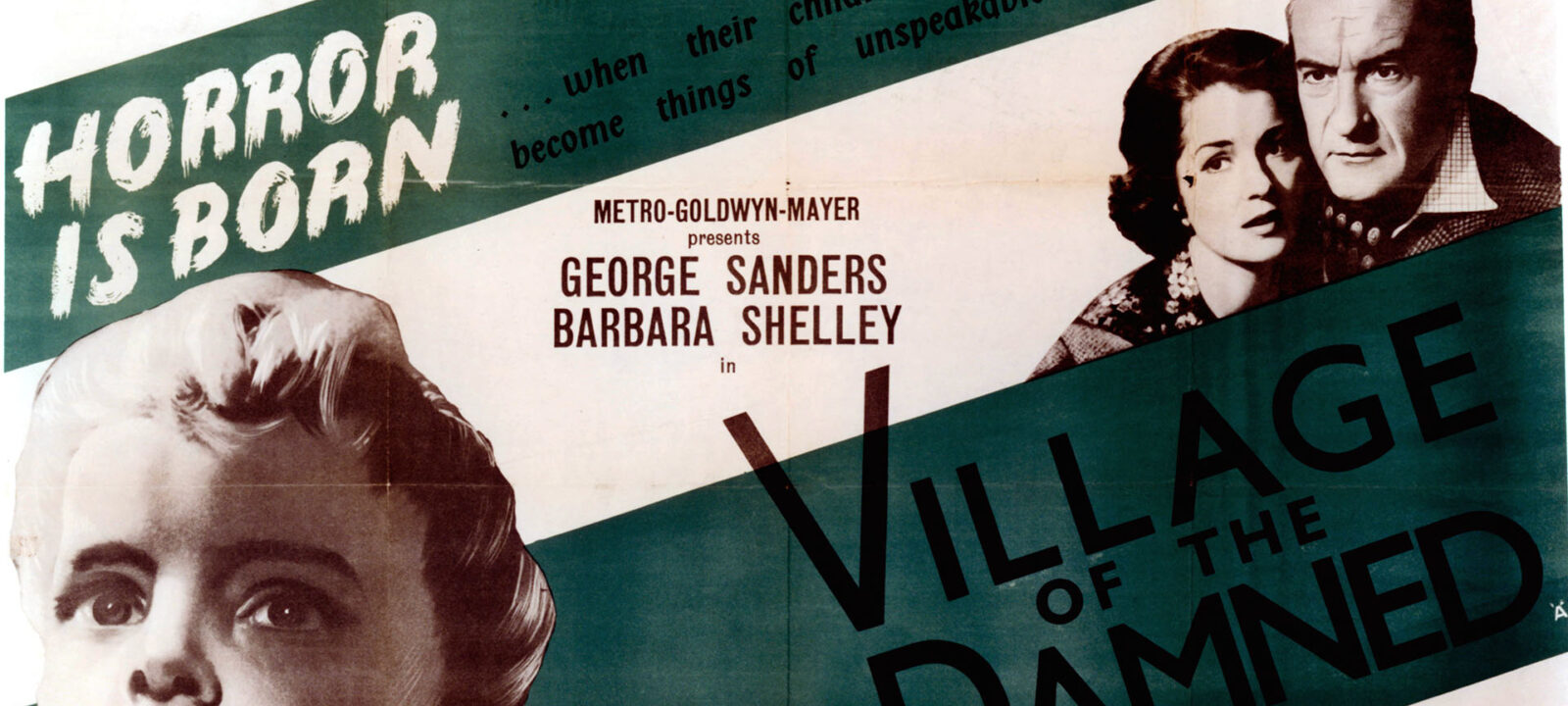 Barbara Shelley And George Sanders In ‘Village Of The Damned’