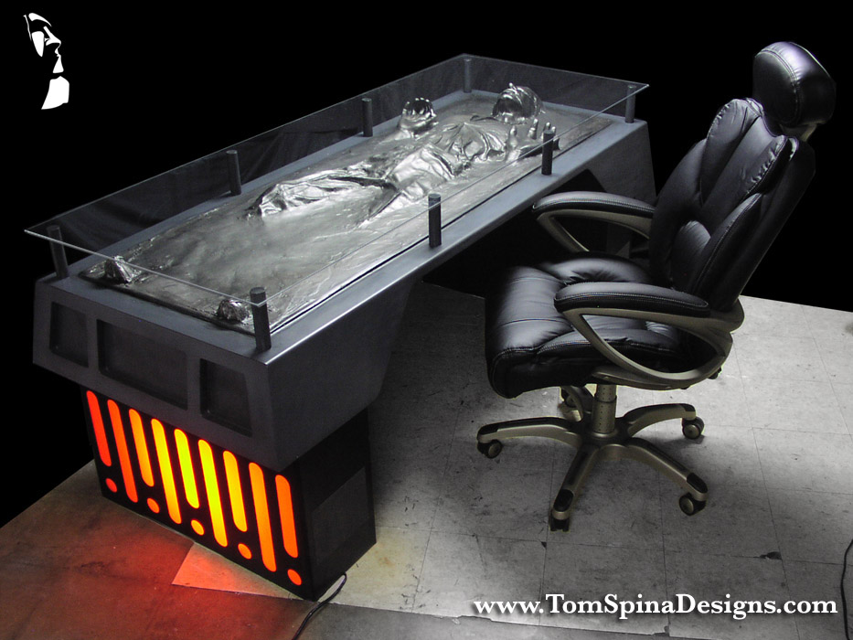 The Han Solo Carbonite Desk