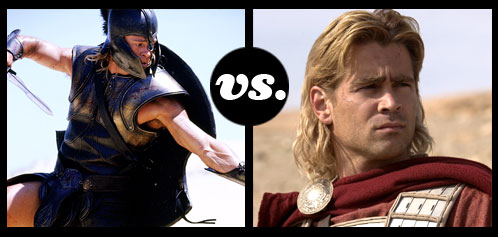 Which Gladiator Deserves Immortality? Brad Pitt or Colin Farrell?