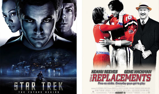 Now or Then: <i>Star Trek</i> or <i>The Replacements</i>?